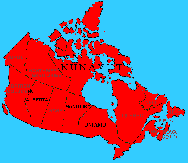 Map of Canada