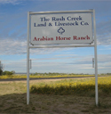 Rush Creek Sign.